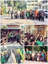 Excursion to Japanese Park by class 1and class 2